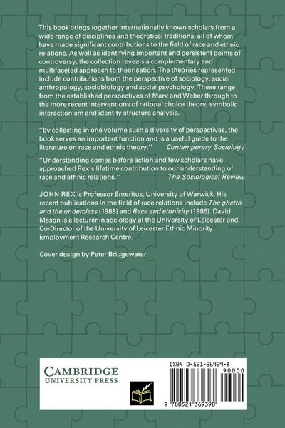 Produktbild: Theories of Race and Ethnic Relations