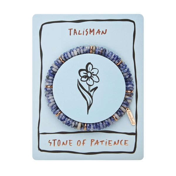 Produktbild: Armband - "Talisman" Dumortierit-Quarz - ros&eacute;vergoldet