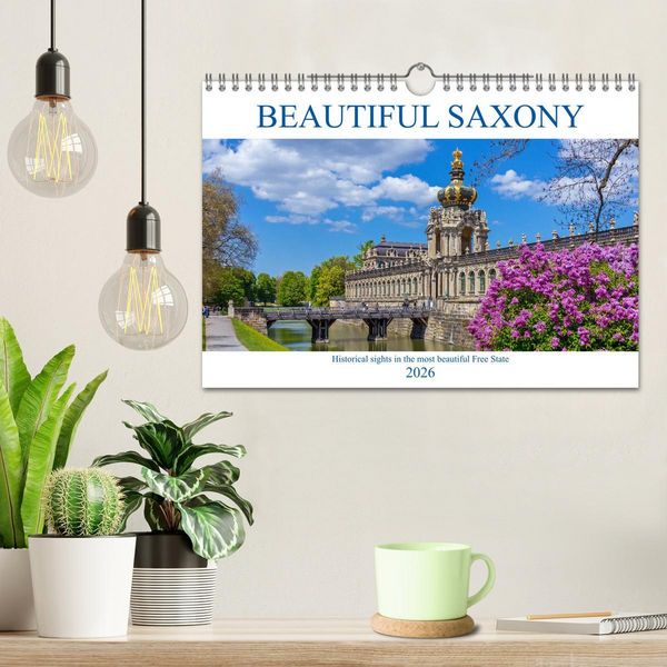 Produktbild: Beautiful Saxony (Wall Calendar 2026 DIN A4 landscape), CALVENDO 12 Month Wall Calendar