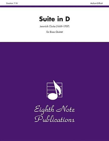 Produktbild: Clarke, J: Suite in D