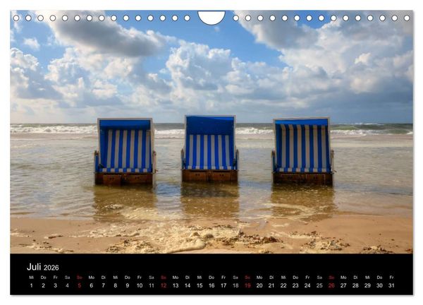Produktbild: Sylt (Wandkalender 2026 DIN A4 quer), CALVENDO Monatskalender
