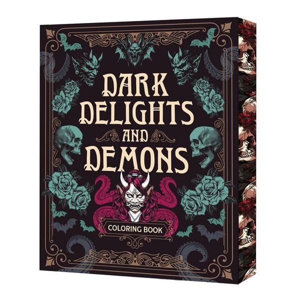 Produktbild: Dark Delights and Demons Coloring Book