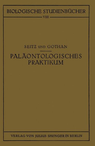 Produktbild: Pal&auml;ontologisches Praktikum
