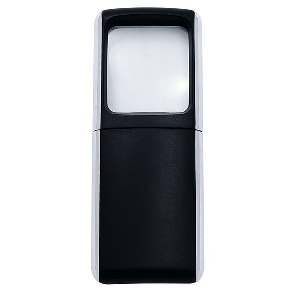 Produktbild: WEDO&reg; Rechtecklupe mit LED-Licht, schwarz
