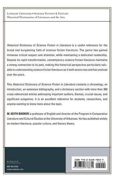 Produktbild: Historical Dictionary of Science Fiction in Literature