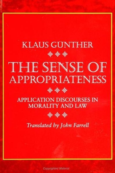 Produktbild: The Sense of Appropriateness