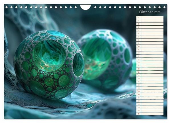 Produktbild: Elegante Wunderwelten (Wandkalender 2026 DIN A4 quer), CALVENDO Monatskalender