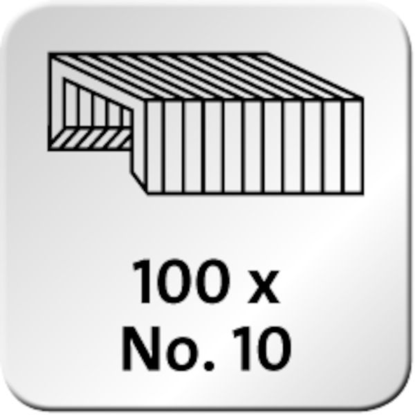 Produktbild: NOVUS Heftger&auml;t B 10FC Professional, schwarz bis 20 Blatt, Flachheftung