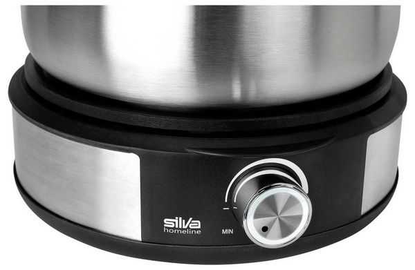 Produktbild: Silva PK-F 140 Fondue 1500W &Uuml;berhitzungsschutz, 8 Fonduegabeln Schwarz, Edelstahl