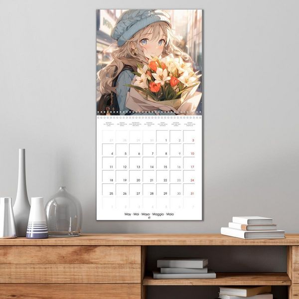 Produktbild: Manga - Time (Wall Calendar 2026 12 &times; 12 Inch) CALVENDO 12 Month Wall Calendar