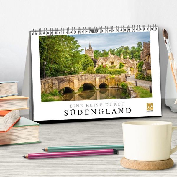 Produktbild: Eine Reise durch S&uuml;dengland (Tischkalender 2026 DIN A5 quer), CALVENDO Monatskalender