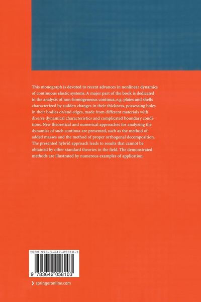 Produktbild: Nonlinear Dynamics of Continuous Elastic Systems