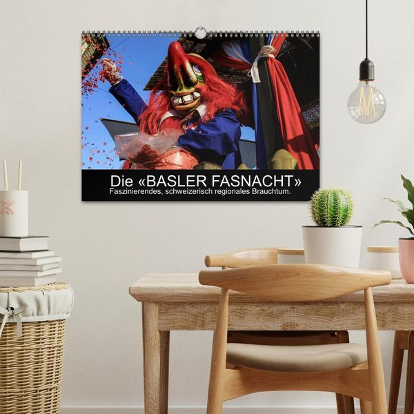 Produktbild: BASLER FASNACHT &ndash; Faszinierendes, schweizerisch regionales Brauchtum. (Wandkalender 2026 DIN A3 quer), CALVENDO Monatskalender
