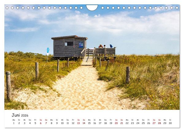Produktbild: Sehnsuchtinsel Langeoog (Wandkalender 2026 DIN A4 quer), CALVENDO Monatskalender