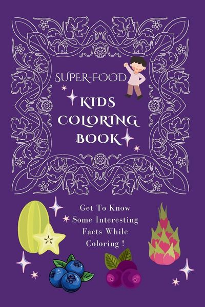 Produktbild: Kids Coloring Book Superfood