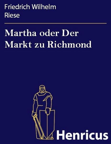 Produktbild: Martha oder Der Markt zu Richmond