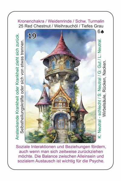 Produktbild: Heilkraft Lenormandkarten mit Text