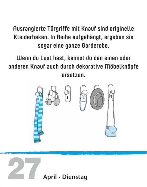 Produktbild: Lifehacks Tagesabrei&szlig;kalender 2027 - Der hilfreichste Kalender aller Zeiten