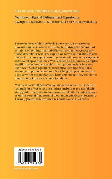 Produktbild: Nonlinear Partial Differential Equations