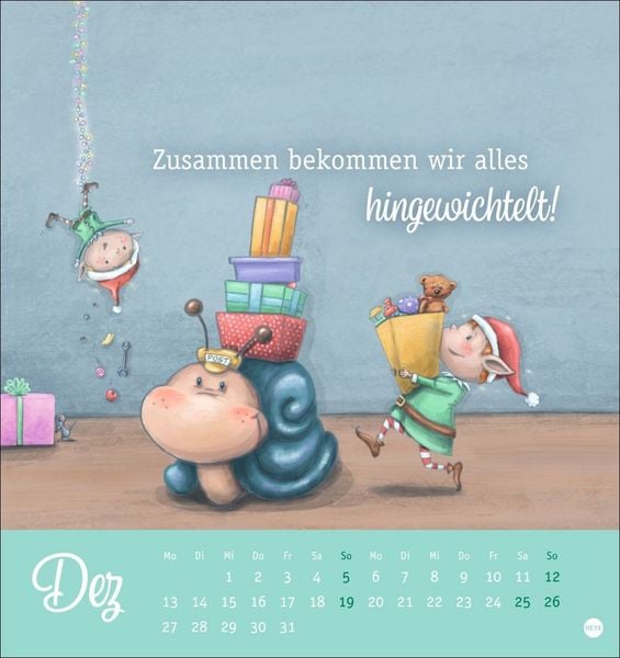 Produktbild: Zauberwesen Postkartenkalender 2027 - Zauberhafte Gr&uuml;&szlig;e f&uuml;r dich