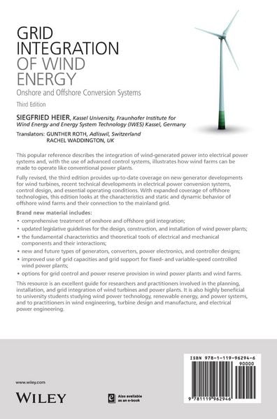 Produktbild: Grid Integration of Wind Energy