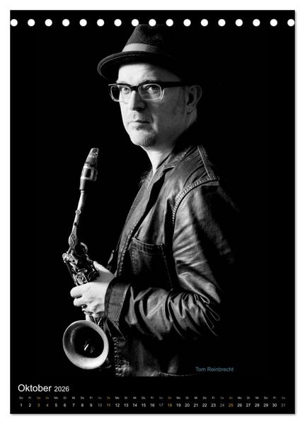 Produktbild: Jazz it! (Tischkalender 2026 DIN A5 hoch), CALVENDO Monatskalender
