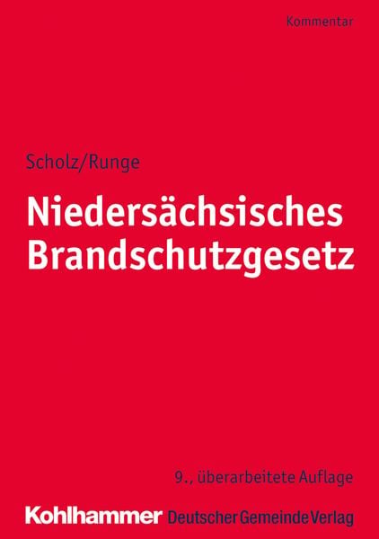 Produktbild: Nieders&auml;chsisches Brandschutzgesetz
