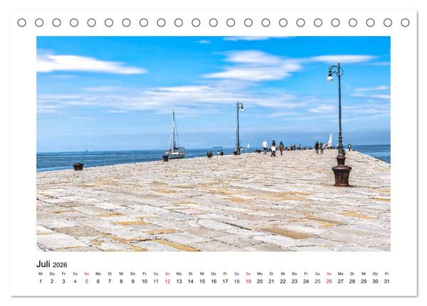 Produktbild: Friaul-Julisch Venetien - Triest (Tischkalender 2026 DIN A5 quer), CALVENDO Monatskalender
