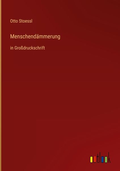 Produktbild: Menschend&auml;mmerung