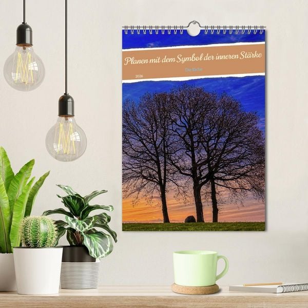 Produktbild: Planen mit dem Symbol der inneren St&auml;rke (Wandkalender 2026 DIN A4 hoch), CALVENDO Monatskalender
