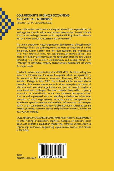 Produktbild: Collaborative Business Ecosystems and Virtual Enterprises