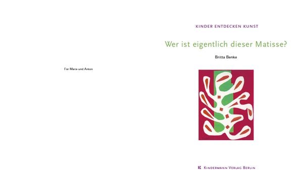 Produktbild: Wer ist eigentlich dieser Matisse?