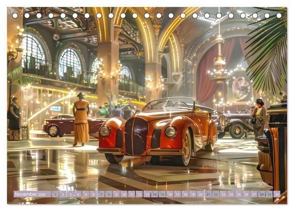 Produktbild: Art Deco - Im Stil von Art Deco (Tischkalender 2026 DIN A5 quer), CALVENDO Monatskalender