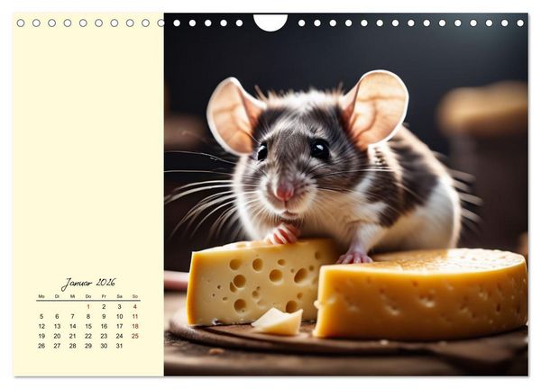 Produktbild: Goldige M&auml;use im Gr&uuml;nen (Wandkalender 2026 DIN A4 quer), CALVENDO Monatskalender