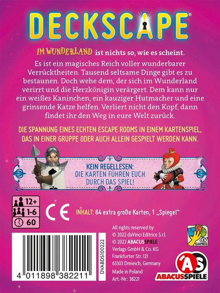 Produktbild: Deckscape - Im Wunderland