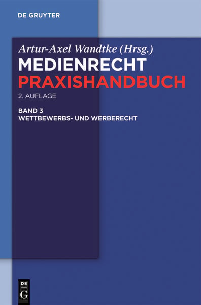 Produktbild: Medienrecht / Wettbewerbs- und Werberecht