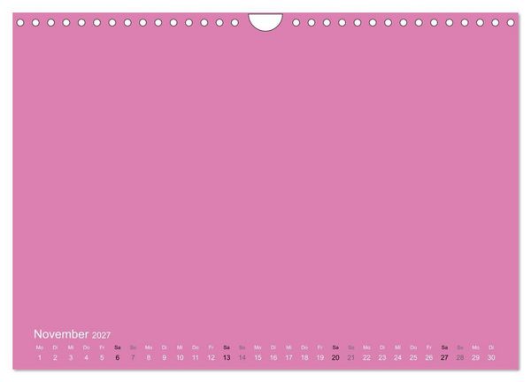 Produktbild: Bastelkalender - Pink (Wandkalender 2027 DIN A4 quer), CALVENDO Monatskalender