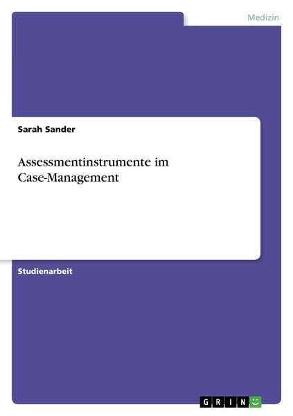 Produktbild: Assessmentinstrumente im Case-Management