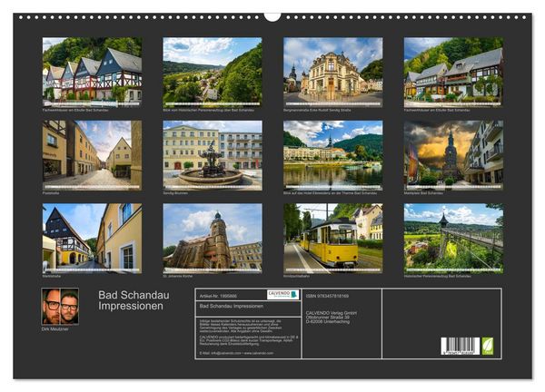 Produktbild: Bad Schandau Impressionen (Wandkalender 2026 DIN A2 quer), CALVENDO Monatskalender