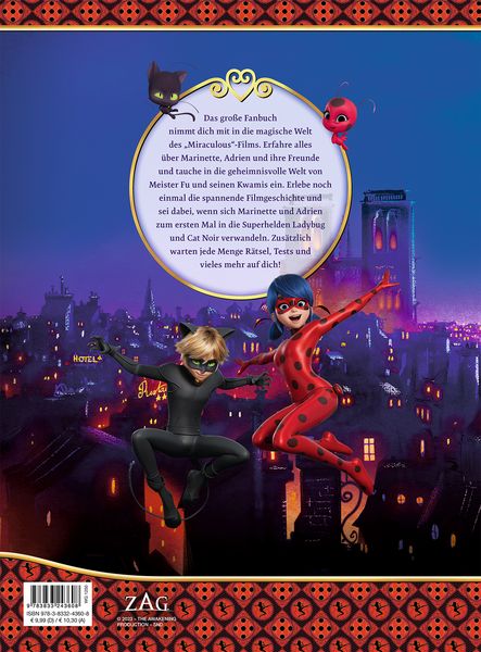 Produktbild: Miraculous: Ladybug & Cat Noir Der Film: Mein gro&szlig;es Fanbuch zum Film