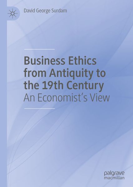 Produktbild: Business Ethics from Antiquity to the 19th Century