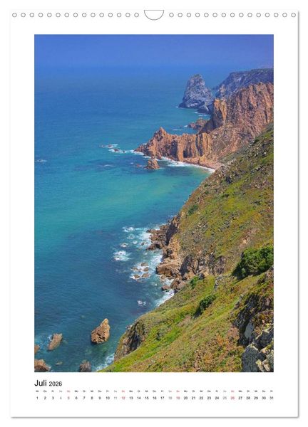 Produktbild: Portugal (Wandkalender 2026 DIN A3 hoch), CALVENDO Monatskalender