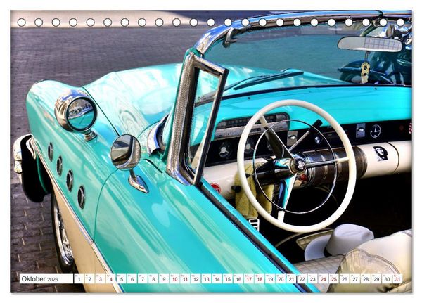 Produktbild: Traum in T&uuml;rkis - Buick Super 50 (Tischkalender 2026 DIN A5 quer), CALVENDO Monatskalender