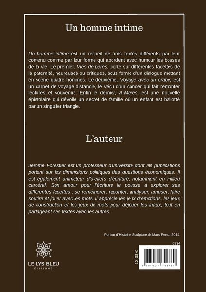 Produktbild: Forestier, J: Homme intime
