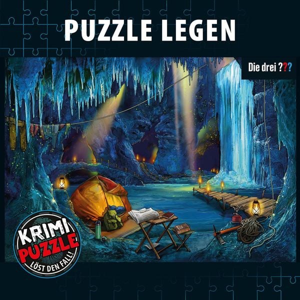 Produktbild: Krimipuzzle Die drei ??? Echo der Finsternis