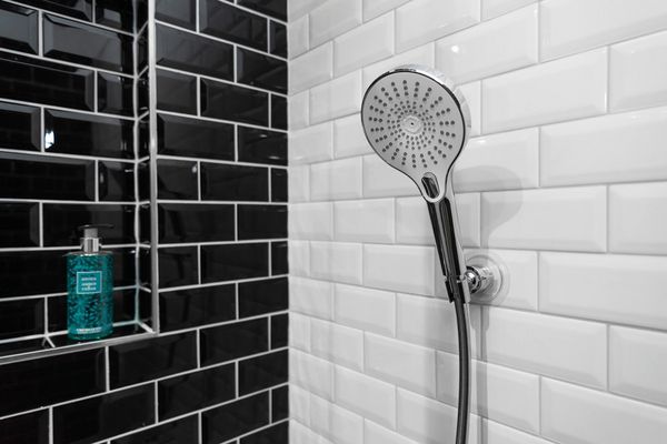 Produktbild: Duschkopf Mod. Ultimate Shower Chrom/Wei&szlig;, &Oslash; 13 cm