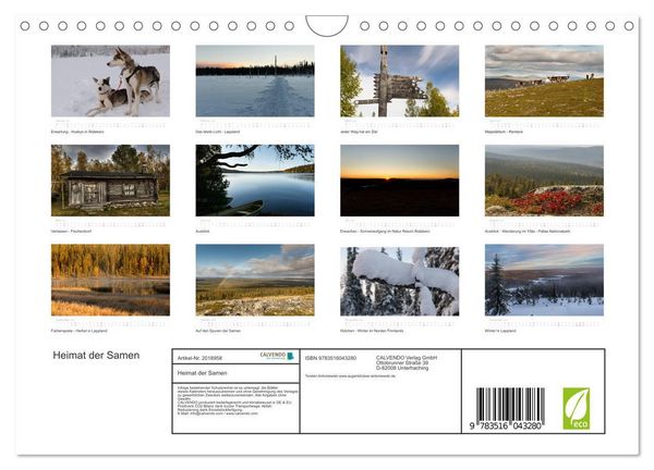 Produktbild: Heimat der Samen (Wandkalender 2026 DIN A4 quer), CALVENDO Monatskalender