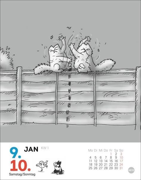 Produktbild: Simons Katze Tagesabrei&szlig;kalender 2027