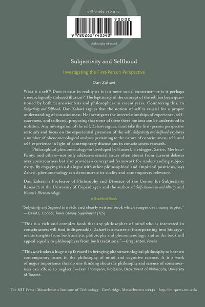 Produktbild: Subjectivity and Selfhood