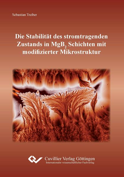 Produktbild: Die Stabilit&auml;t des stromtragenden Zustands in MgB2 Schichten mit modifizierter Mikrostruktur